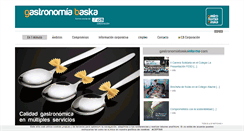 Desktop Screenshot of gastronomiabaska.com