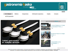 Tablet Screenshot of gastronomiabaska.com